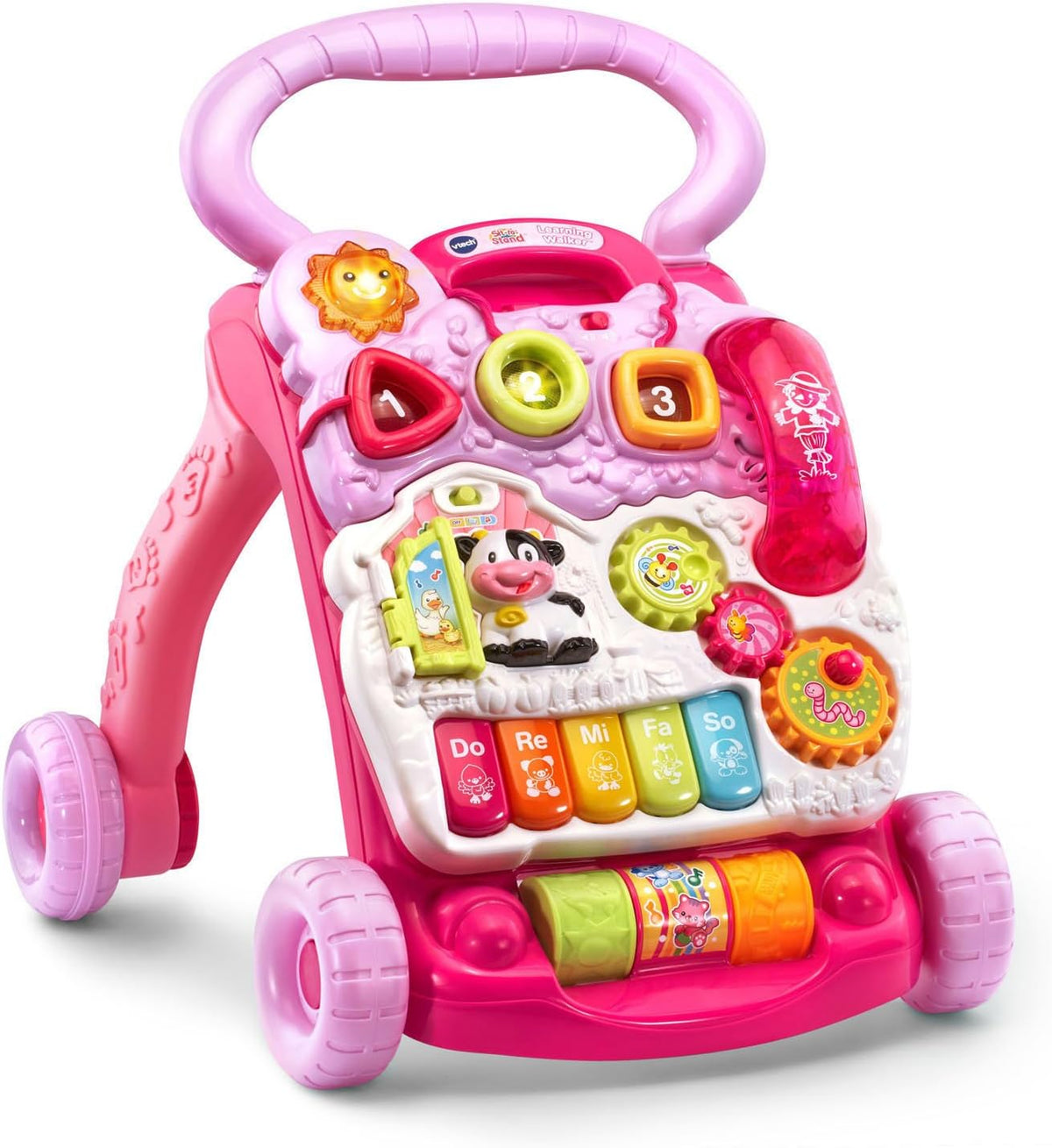 VTech Sit-to-Stand Learning Walker (Frustration Free Packaging), Pink