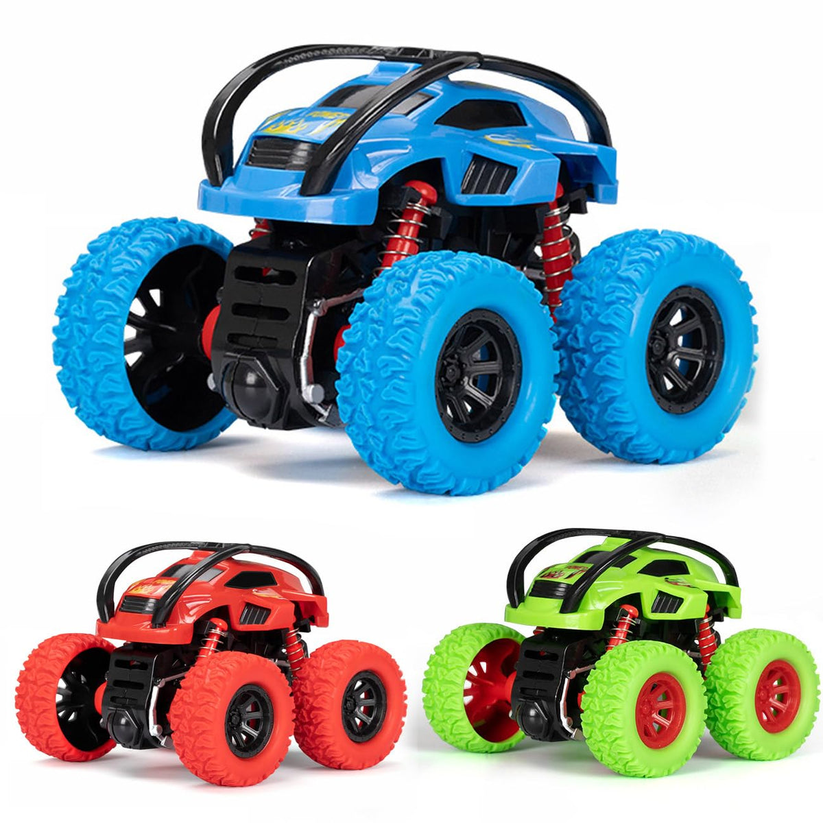 LODBY Car Toys for 2 3 4 Year Old Girls Gifts, Pull Back Cars Toys for Toddler Age 2-6, Monster Trucks for Kids Boys Toys Age 2-6 Year Old Girl Birthday Gifts